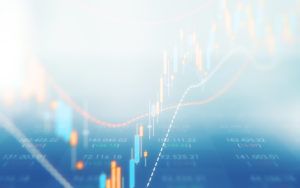 Bar Graph And Financial Figures - Finance And Investment Concept