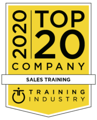 Training Industry awards 2020 Top 20 Company in Sales Training