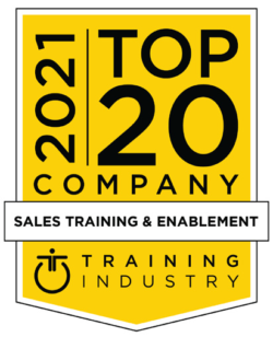 2021 Top 20 company Sales Training & Enablement from Training Industry