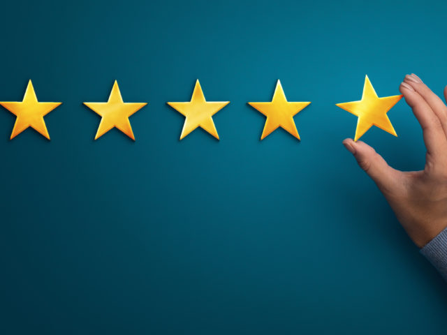 customer service star rating
