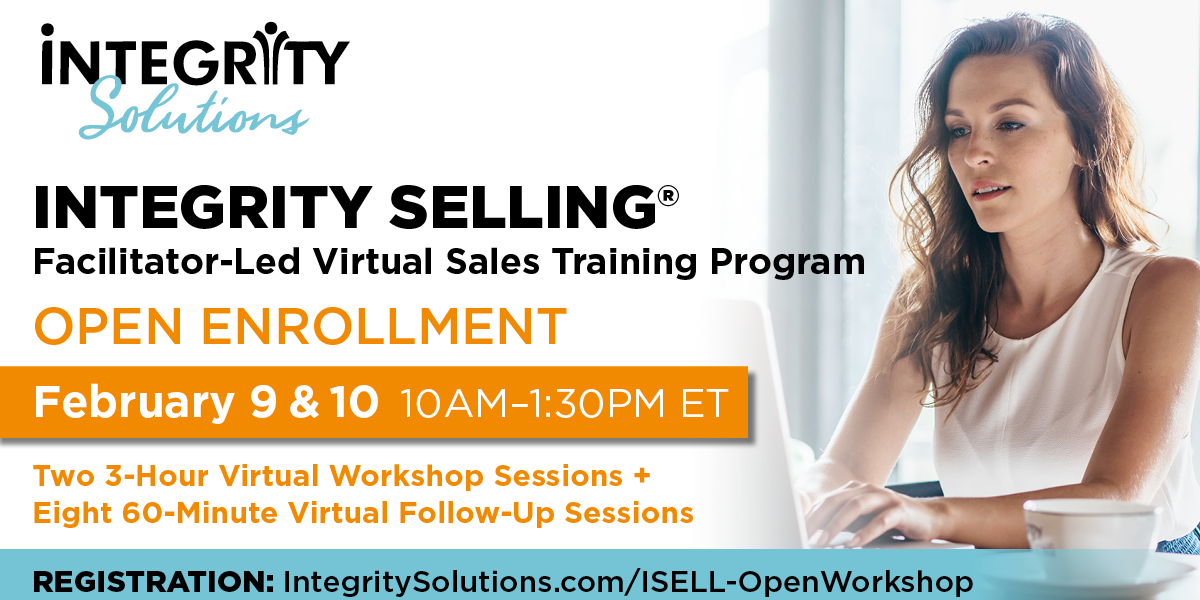Integrity Selling sales training workshop