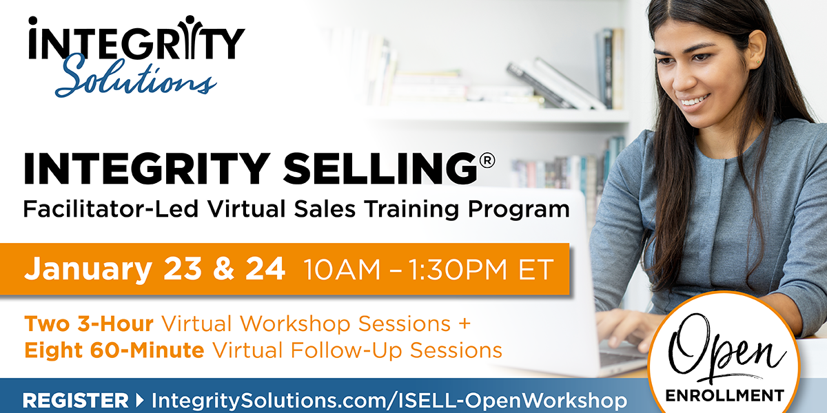 Integrity Selling Open Enrollment Sales Training Jan2024